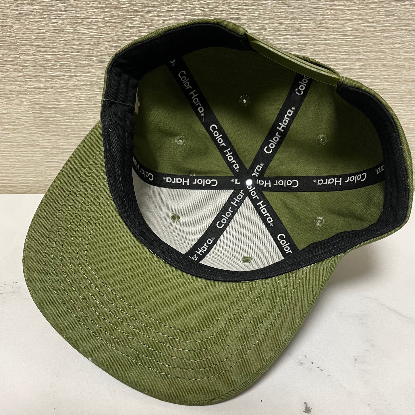 A01 ColorHara 【C&H】 CAP カーキグリーン